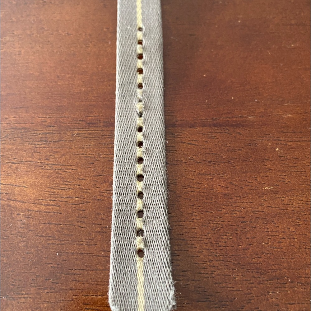 COPY - Shinola 20mm Taupe Stripe Nylon Strap - Picture 7 of 8